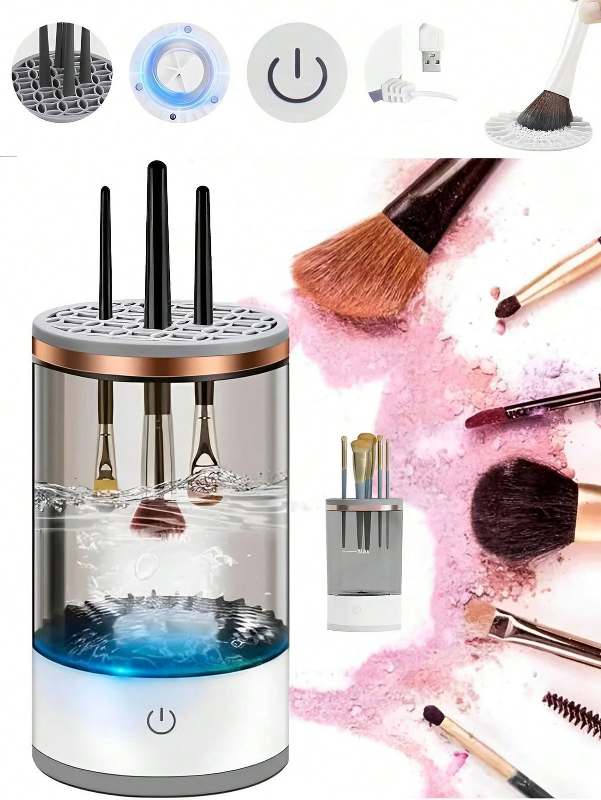 Limpiadora de Brochas – Piel Sana, Brochas Limpias